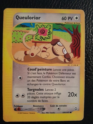 Carte pokémon queulorior - carte,