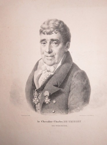 Rare litho portrait charles - litho,