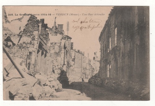 Cpa verdun bombardé - -,