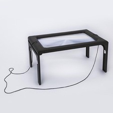 Desk2.5X loupe éclairée LED pour coudre la lecture broderie au point de croix