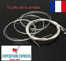 3 lots de 6 cordes guitare