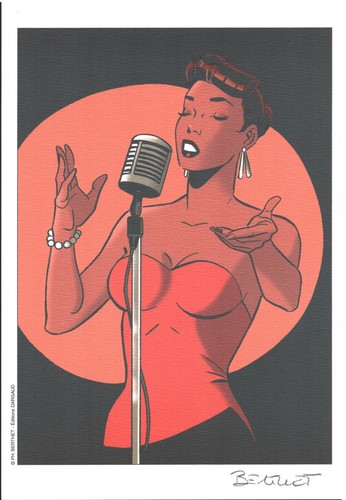 Libris pin up chanteuse - la,