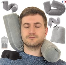 EPROICKS Coussin Tour de Cou Voyage Avion, Oreiller de Voyage Peut Plier,