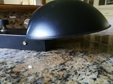 Applique murale noire halogène