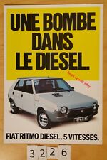 FIAT RITMO DIESEL Prospectus