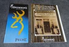 1 Catalogue et 1 dépliant  "BROWNING" année 1986