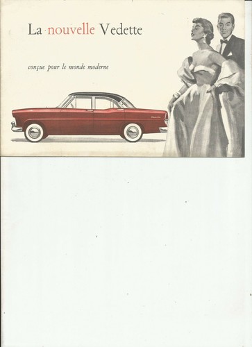 Ford vedette simca 1955 - vedette,