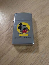 Briquet zippo Mickey Mouse années 70 vintage rétro de collection occasion
