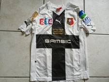 MAILLOT FOOT PUMA STADE RENNAIS COUPE LIGUE 2013 N°4 BOUVIER TAILLE 10 ANS TBE