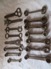 outil moto vélo ancien 15 x clé outillage trousse sacoche vieux cyclo