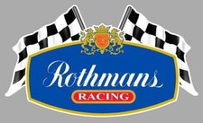 ROTHMANS Racing Flags Sticker