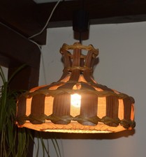 Ancienne lampe suspension abat