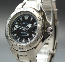 [Exc+5] Montre Homme SEIKO Diver 200m Calendrier Perpétuel 8F35-0020 Quartz...