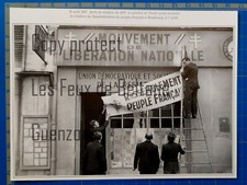 CREATION RPF MOUVEMENT LIBERATION NATIONALE STRASBOURG 1947 WW2 document photo 