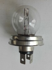 Ampoule H4 Blanche - Lampe Globe - 12V 45/40W - Vintage