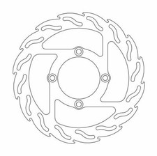 Honda XL 125 V 2001-2011 Moto Masters Cadre Disque De Frein Avant