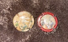 Charles Ellner, lot de deux capsules de champagne