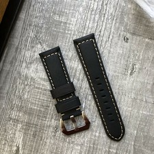 Noir Cuir Italien Bracelet