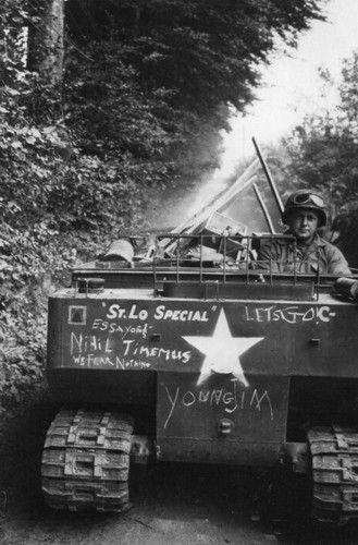 Ww2 photo chenillette de - -,