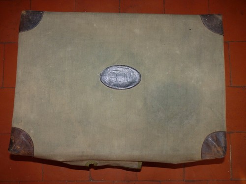 Valise cuir ancienne médecin - valise,