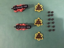 PLAYMOBIL CHÂTEAU MÉDIÉVAL PIRATES LOT 2 CANONS