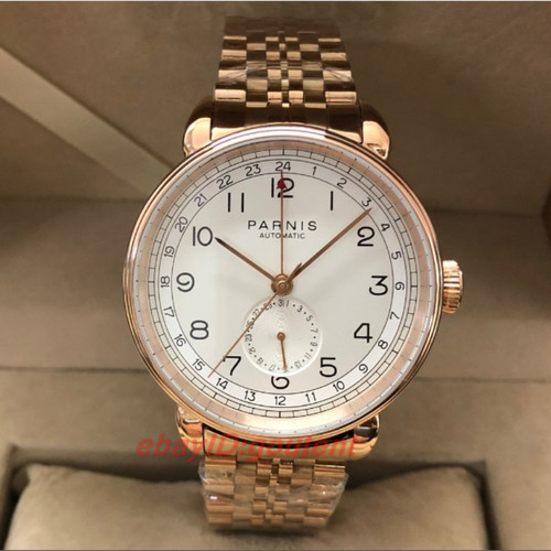 New 42mm parnis rose - new, golden