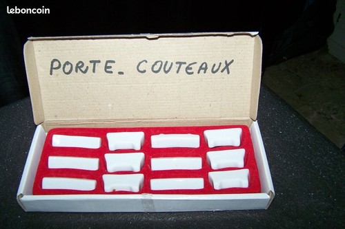 Porte couteaux blanc - 12,