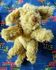 EB/ DOUDOU PELUCHE JACADI CHIEN MARRON BEIGE ANCIEN  TBE