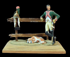 Figurine VANOT / LE REPOS DU CHIEN / soldat de plomb peinture d'origine 