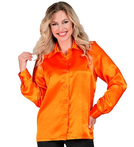 Widmann satin orange 70s - 70s, disco