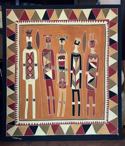 Vibrant african tribal art - vibrant,