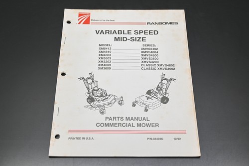 Ransomes 38492c variable - 92,
