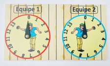 Compteur de points pétanque 0 à 13 - Format 280x150mm en pvc 3mm