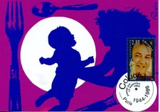 MAXIMAPHILIE / CARTE POSTALE MAXIMUM / COLUCHE 1994