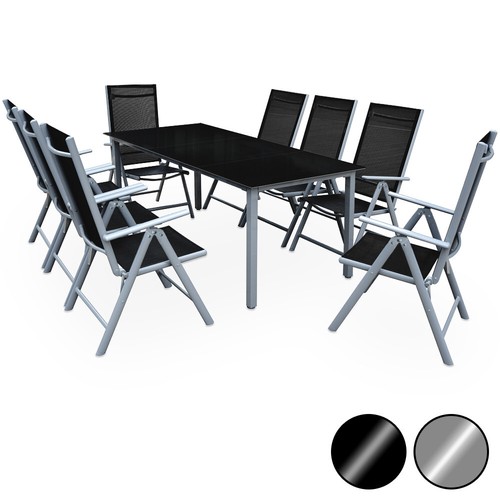 Salon jardin aluminium - de,