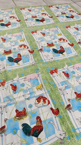 Coupon tissu vignettes - coupon,