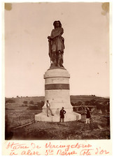 France, Côte-d'Or, Alise-Sainte-Reine, Vercingétorix Monument Vintage print