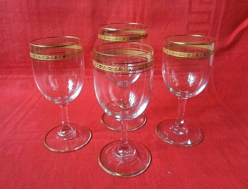 Baccarat enamelled gold gilt - enamelled,