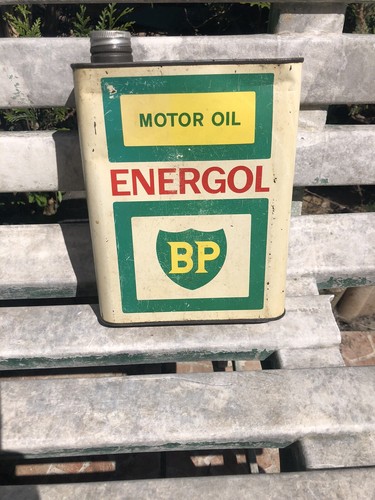 Ancien bidon huile - ancien, bp