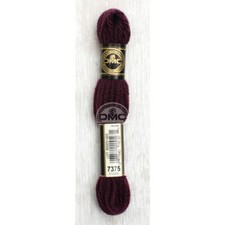 Fil de laine - DMC - Laine Colbert - 100% laine - Prune - 7375 - Canevas