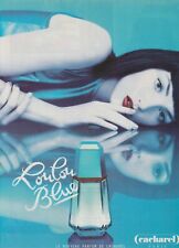 Publicité papier - advertising paper - Loulou Blue de Cacharel 
