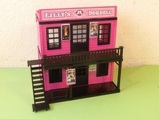 western playmobil maison personnalisée dans le style de 3430 3424 3431 etc...