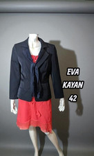 Eva Kayan Taille 42 Superbe veste femme noire polyester soie