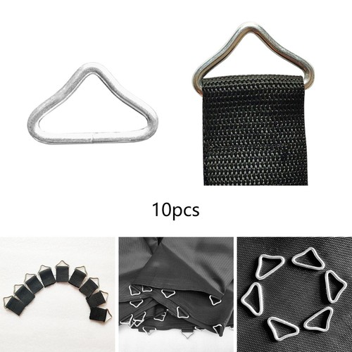 10pcs métal triangle boucle