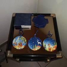 3 médaillons de noël gien