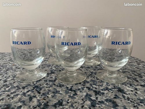 Lot verres ricard ballon - de,