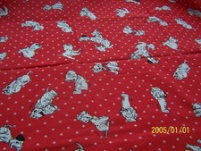 Coupon de tissu en coton
