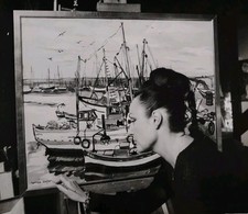 Belle Et Grande Photo De Renée Aspe En Signature Copyright René Fabre(60cm-50cm)