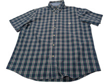 Chemise Chaps bleu à carreaux taille XXL #261msch