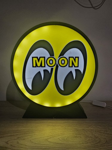 Enseigne mooneyes lumineuse - enseigne,